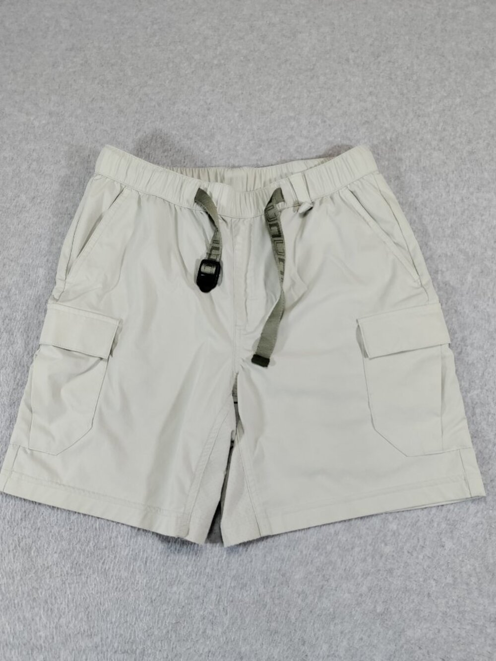 Huk Mens S Creekbed Cargo Short Set Sail Beige Fishing Utility
